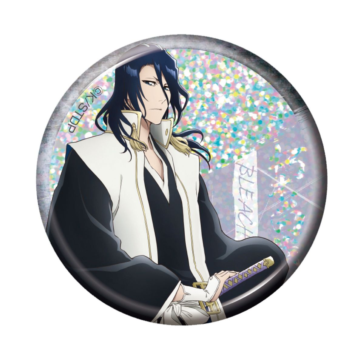 BellFine ベルファイン『BLEACH 千年血戦篇』トレーディング ホログラム缶バッジ 朽木白哉